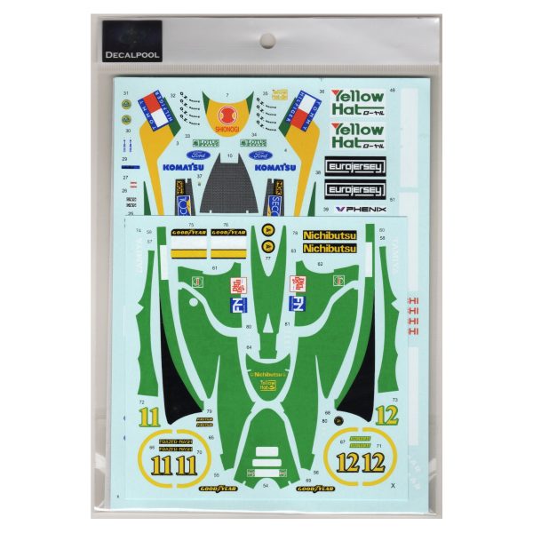 product image about 1/20 lotus 107 Ford 1992 decal